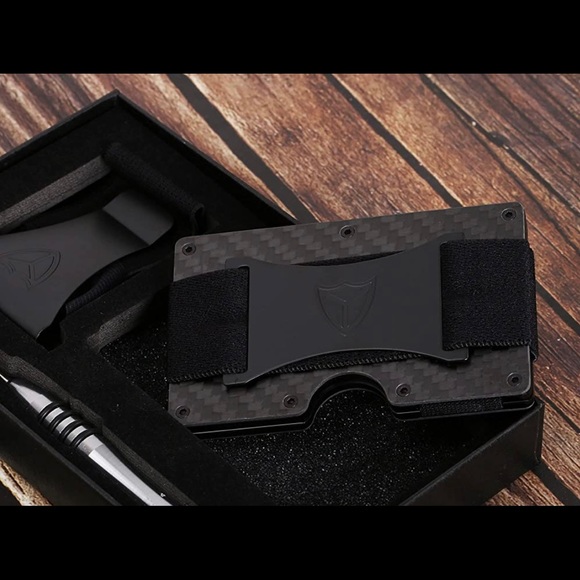 Brand New Carbon Fiber Lightweight Tactical Minimalist Wallet for Men